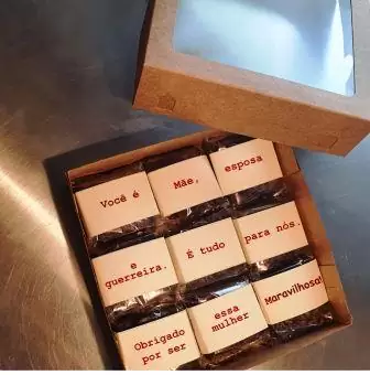 Caixa Brownies Personalizados